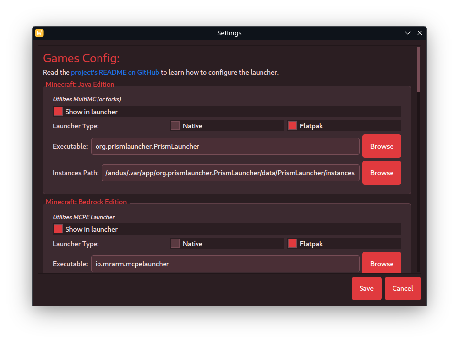 Configure and Launch